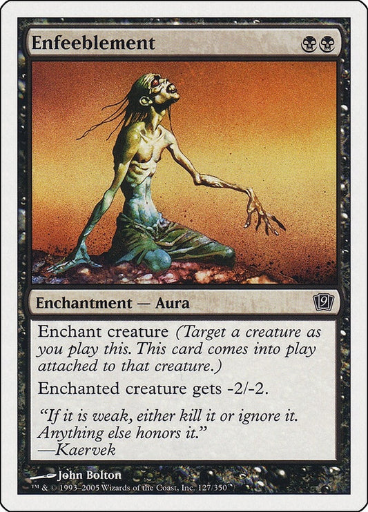 Image for Enfeeblement (127) - Magic: The Gathering