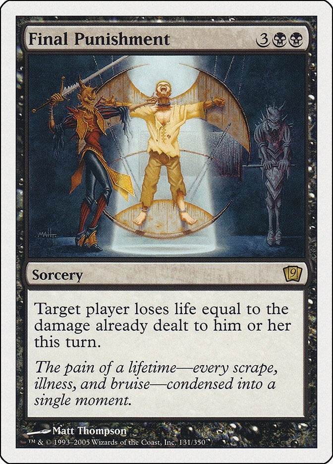 Image for Final Punishment (131) - Magic: The Gathering