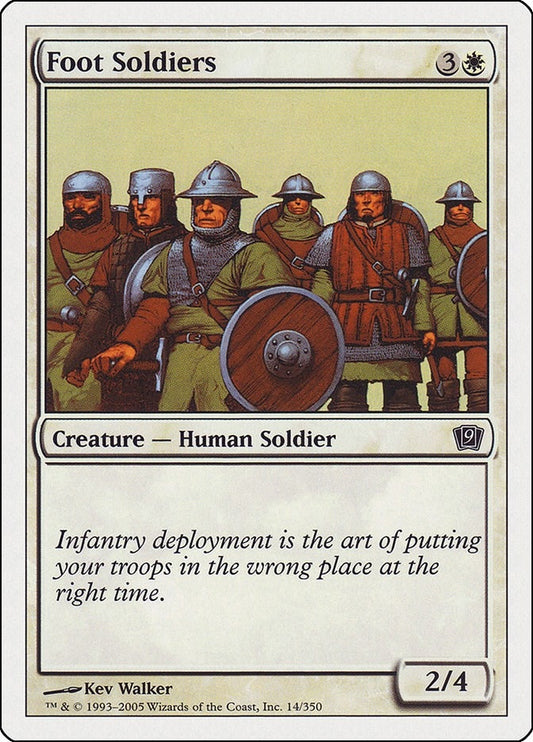 Image for Foot Soldiers (14) - Magic: The Gathering
