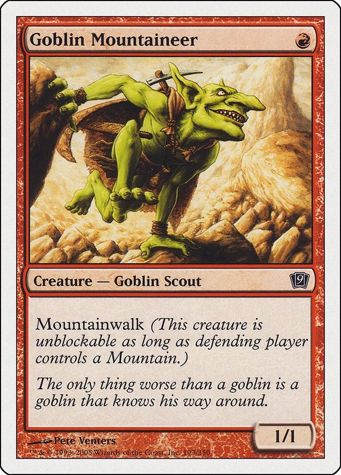 Image for Goblin Mountaineer (193) - Magic: The Gathering