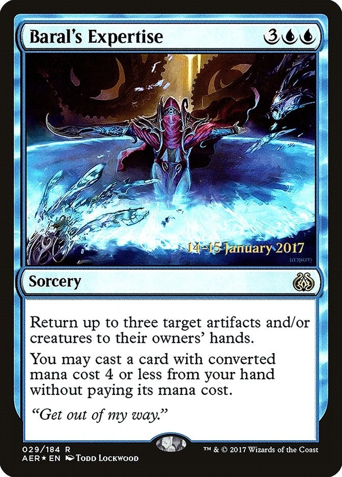 Image for Baral's Expertise (29) - Magic: The Gathering