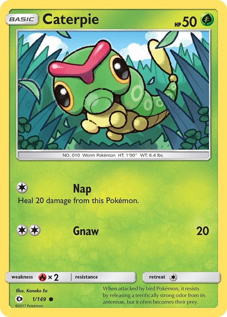 Image for Caterpie (1/149) - Pokemon
