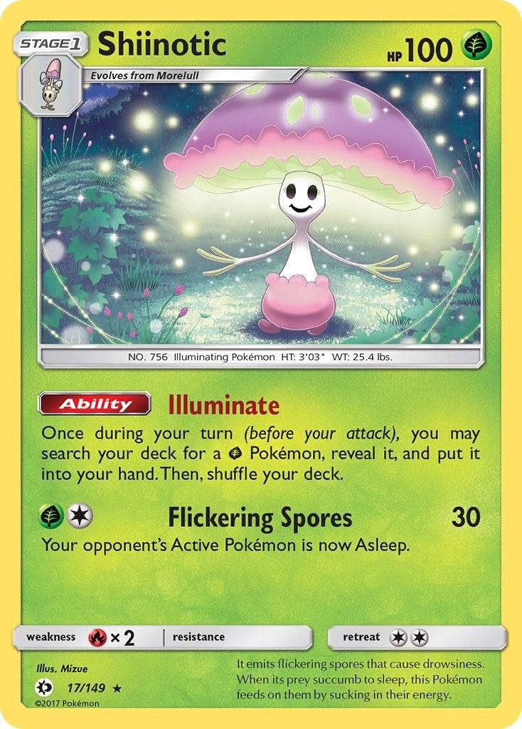 Image for Shiinotic (17/149) - Pokemon