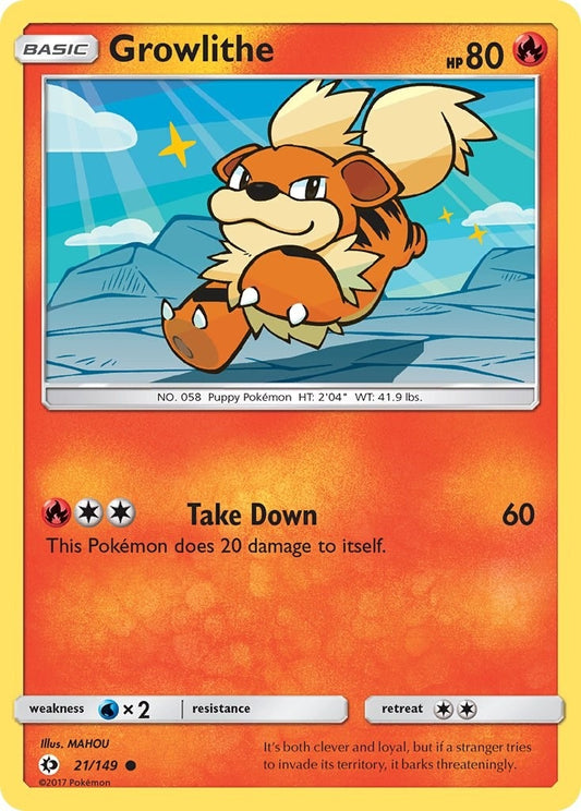 Image for Growlithe (21/149) - Pokemon