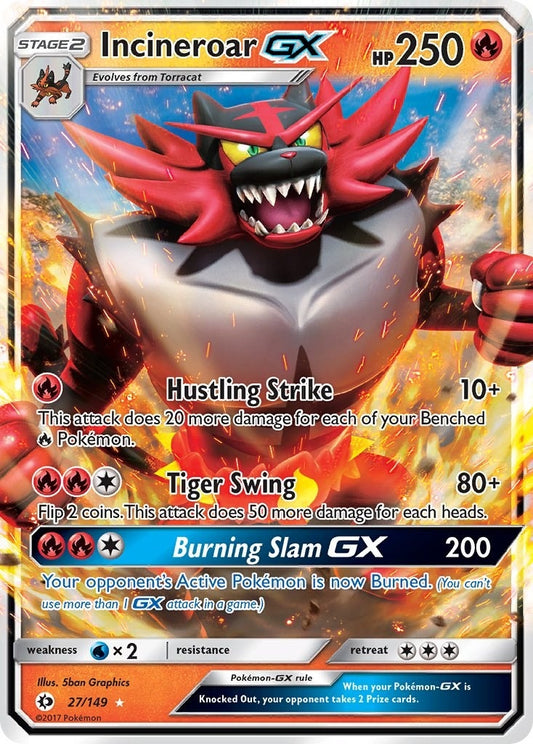 Image for Incineroar GX (27/149) - Pokemon