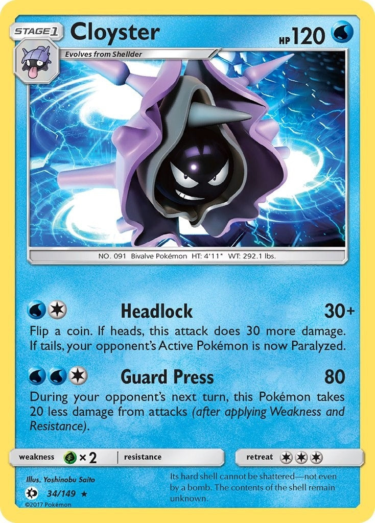 Image for Cloyster (34/149) - Pokemon
