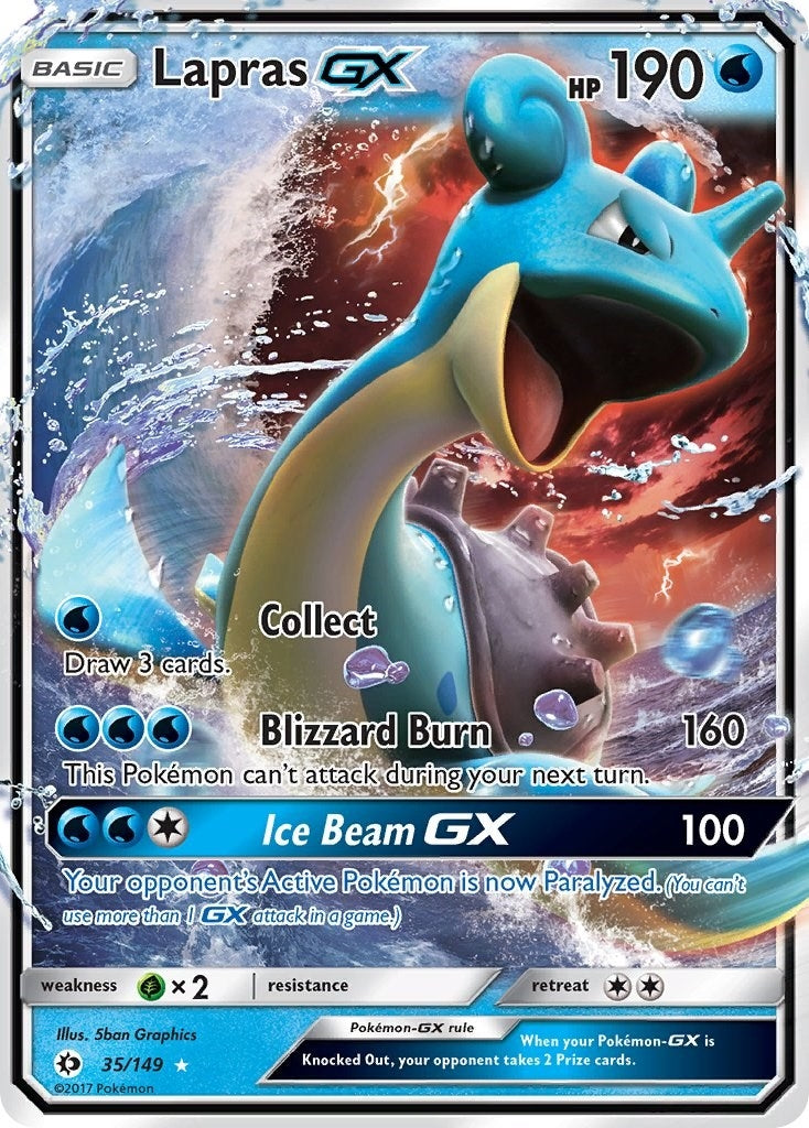 Image for Lapras GX (35/149) - Pokemon