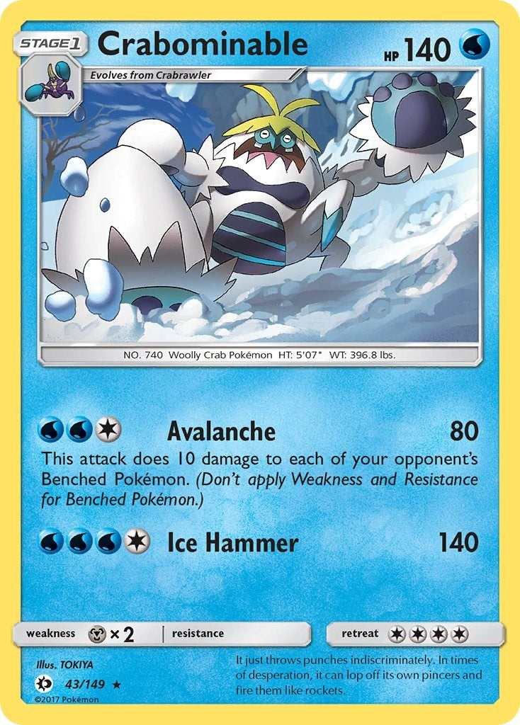 Image for Crabominable (43/149) - Pokemon