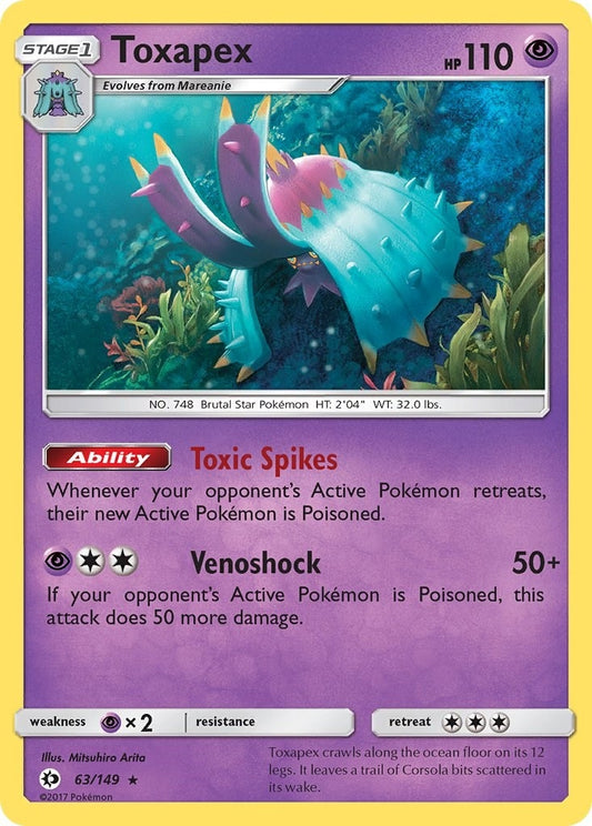 Image for Toxapex (63/149) - Pokemon