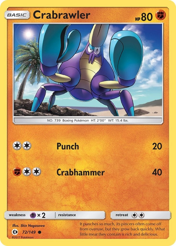 Image for Crabrawler (72/149) - Pokemon