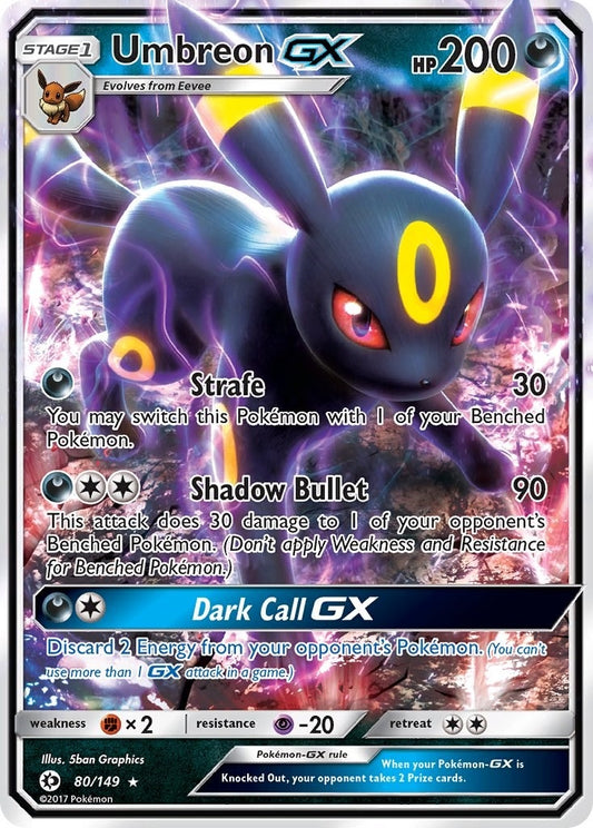 Image for Umbreon GX (80/149) - Pokemon