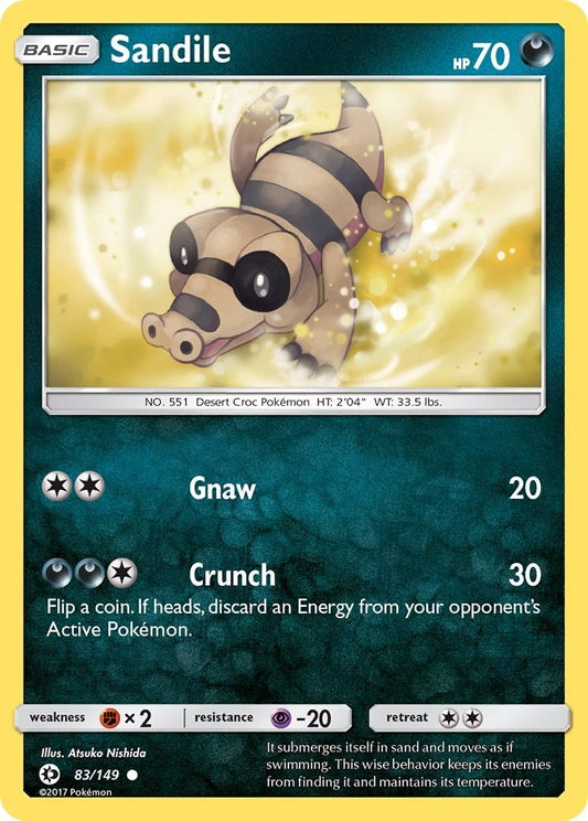 Image for Sandile (83/149) - Pokemon