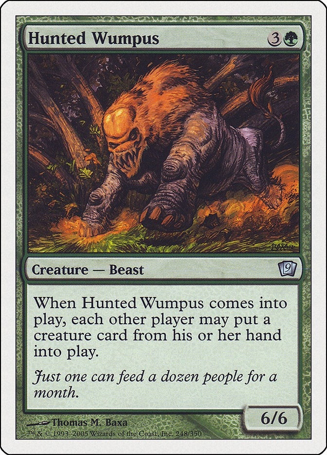 Image for Hunted Wumpus (248) - Magic: The Gathering