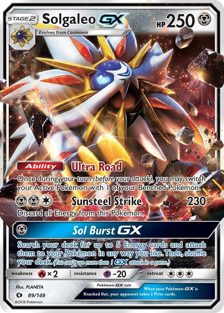 Image for Solgaleo GX (89/149) - Pokemon