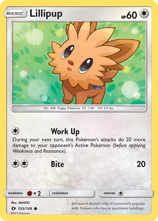 Image for Lillipup (103/149) - Pokemon