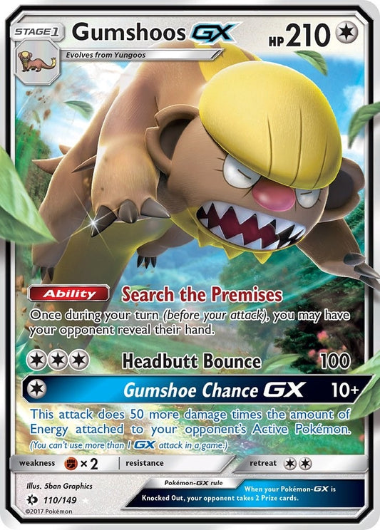 Image for Gumshoos GX (110/149) - Pokemon