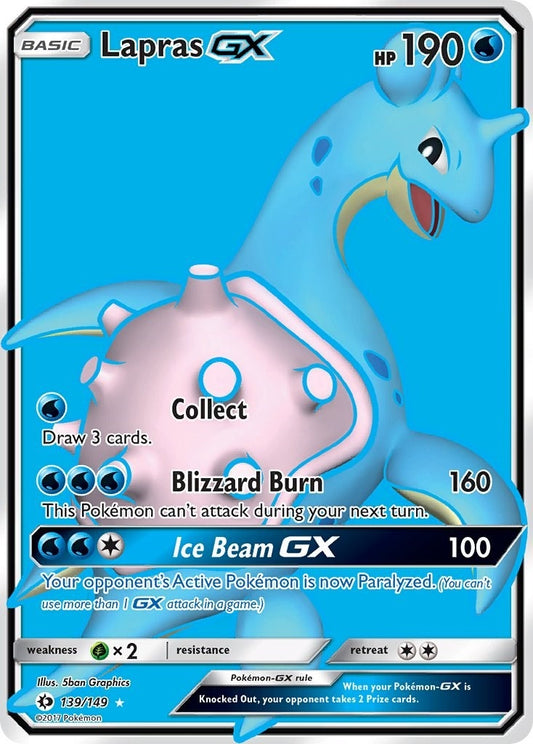 Image for Lapras GX (Full Art) (139/149) - Pokemon
