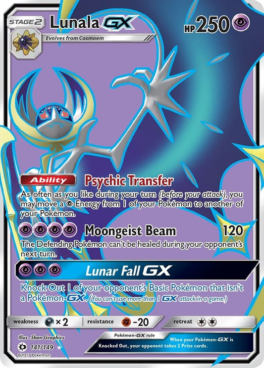 Image for Lunala GX (Full Art) (141/149) - Pokemon