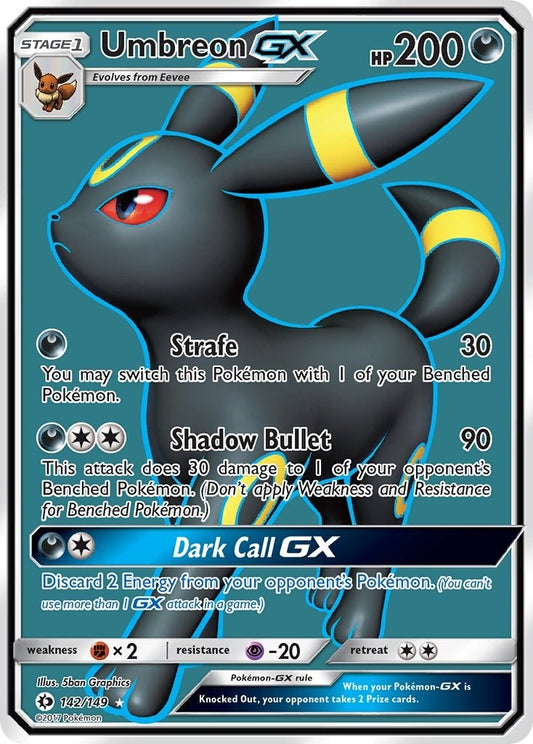 Image for Umbreon GX (Full Art) (142/149) - Pokemon