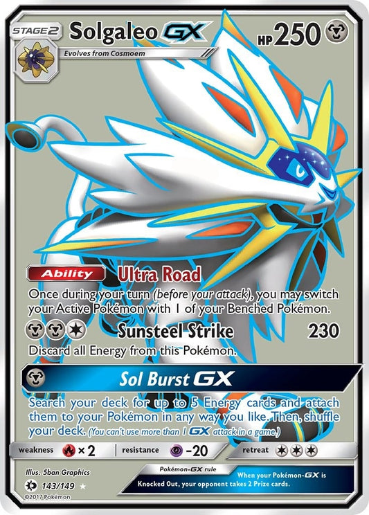 Image for Solgaleo GX (Full Art) (143/149) - Pokemon
