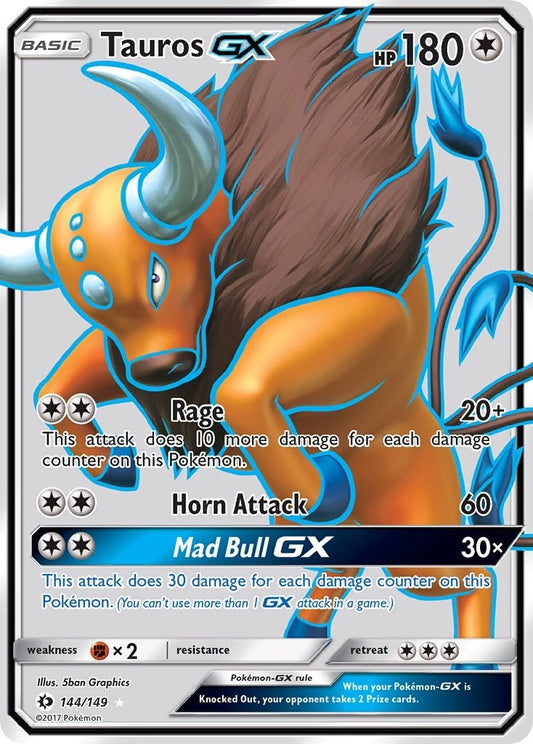 Image for Tauros GX (Full Art) (144/149) - Pokemon