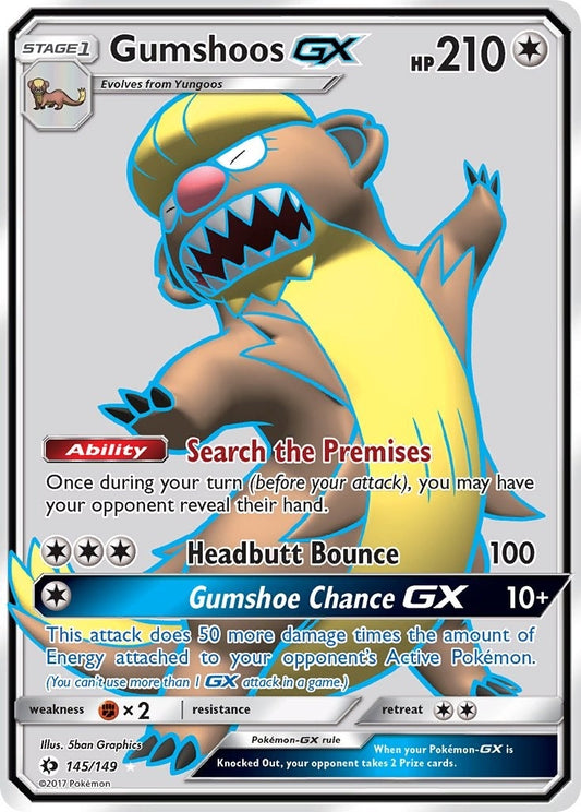 Image for Gumshoos GX (Full Art) (145/149) - Pokemon