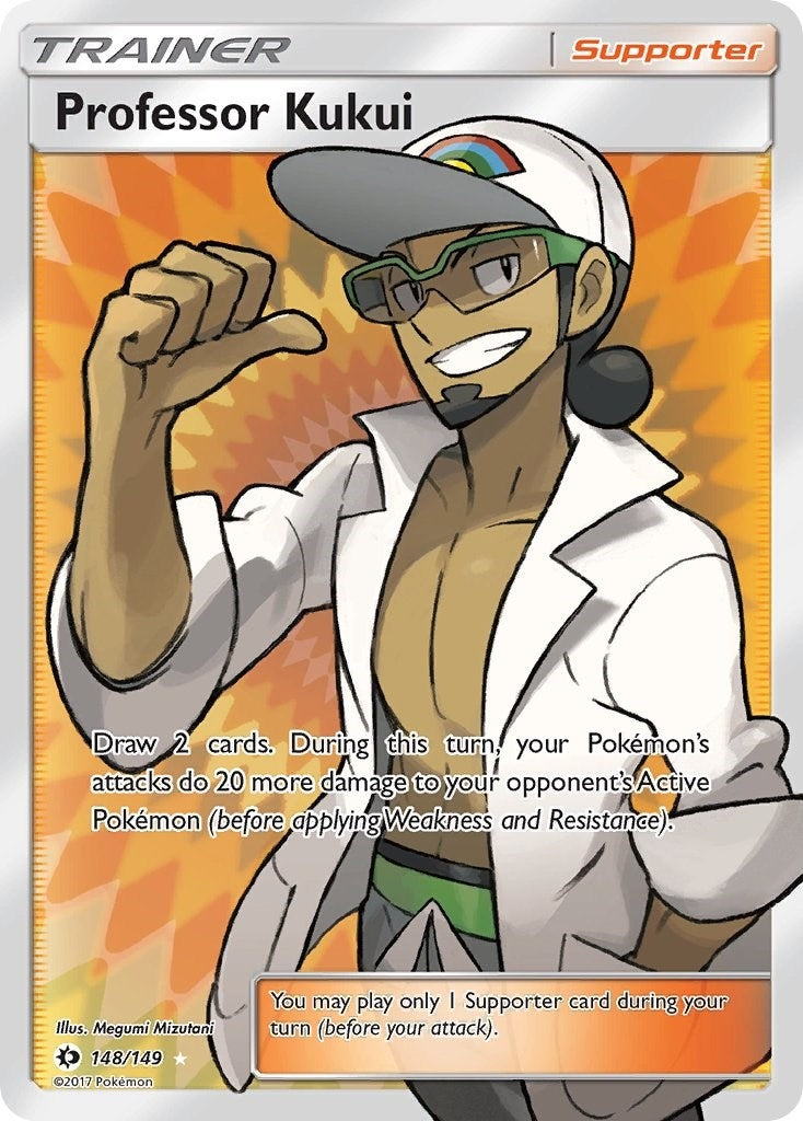 Image for Professor Kukui (Full Art) (148/149) - Pokemon