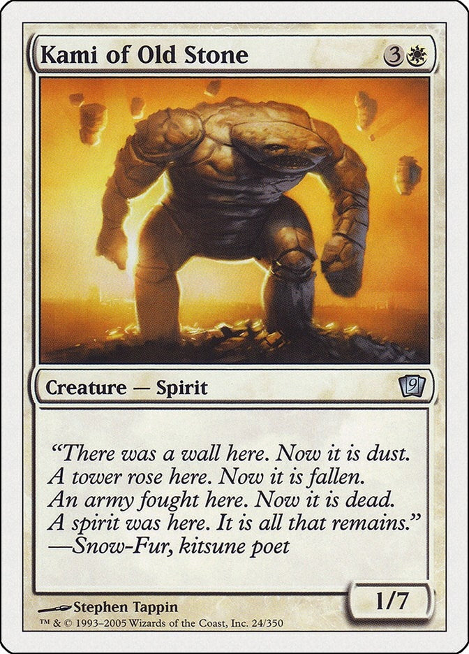 Image for Kami of Old Stone (24) - Magic: The Gathering