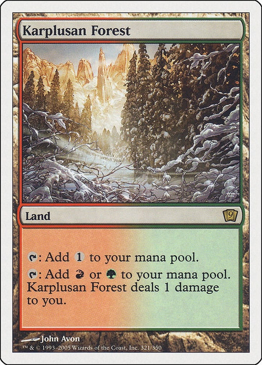 Image for Karplusan Forest (321) - Magic: The Gathering