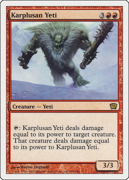 Image for Karplusan Yeti (198) - Magic: The Gathering