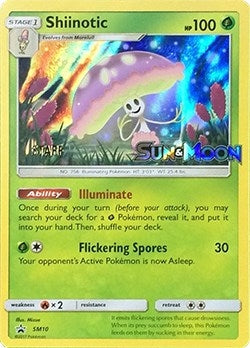 Image for Shiinotic - SM10 (Prerelease) [Staff] (SM10) - Pokemon