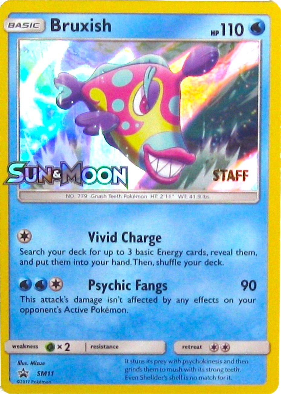 Image for Bruxish - SM11 (Prerelease) [Staff] (SM11) - Pokemon