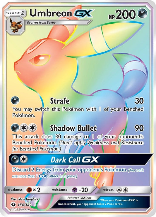 Image for Umbreon GX (Secret) (154/149) - Pokemon