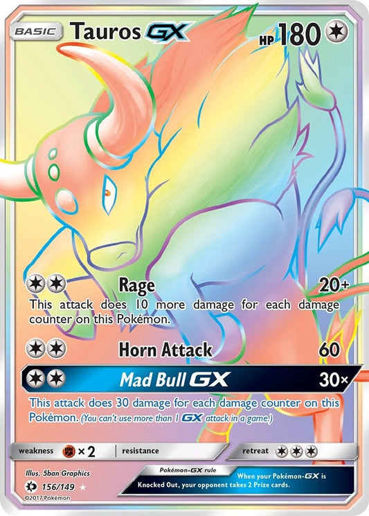 Image for Tauros GX (Secret) (156/149) - Pokemon