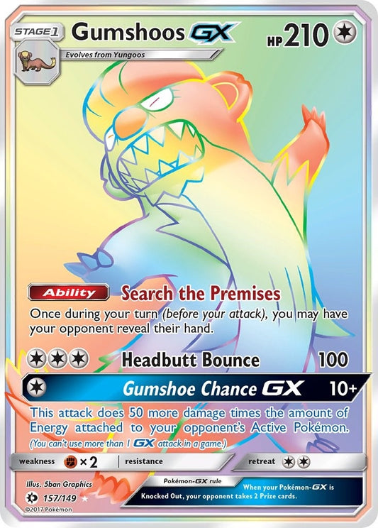 Image for Gumshoos GX (Secret) (157/149) - Pokemon