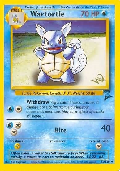 Image for Wartortle [W Stamped] (063/130) - Pokemon