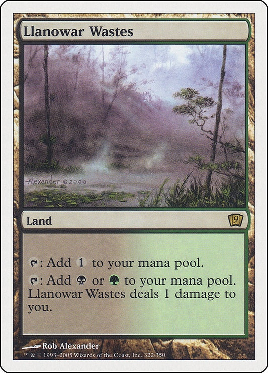 Image for Llanowar Wastes (322) - Magic: The Gathering