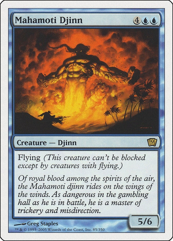 Image for Mahamoti Djinn (85) - Magic: The Gathering