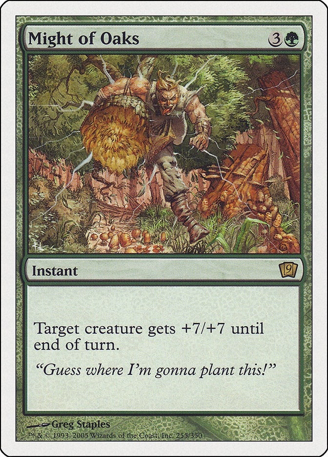 Image for Might of Oaks (255) - Magic: The Gathering