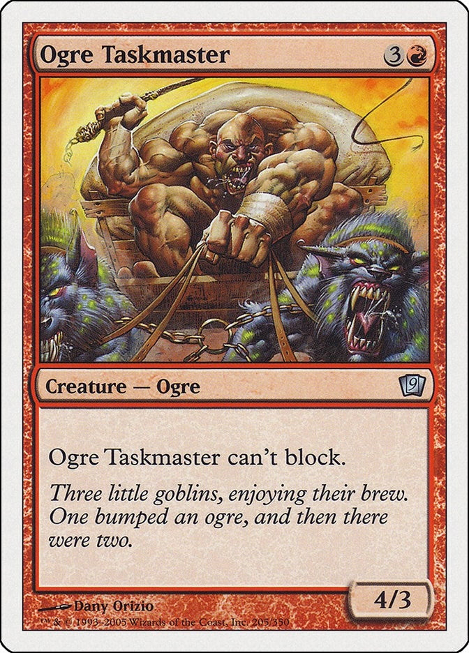 Image for Ogre Taskmaster (205) - Magic: The Gathering