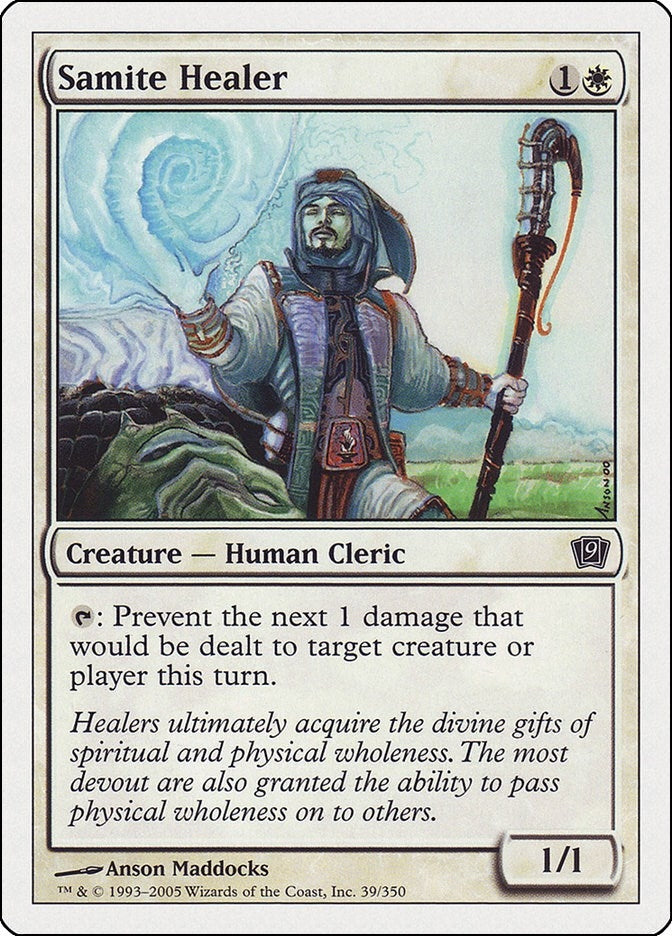 Image for Samite Healer (39) - Magic: The Gathering