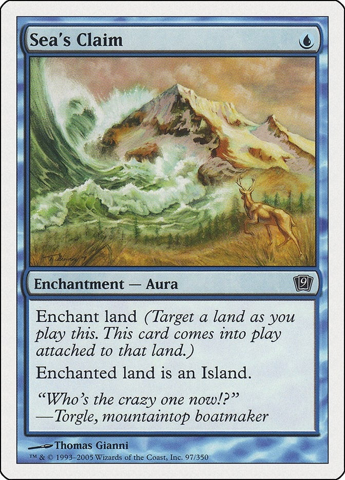 Image for Sea's Claim - Magic: The Gathering