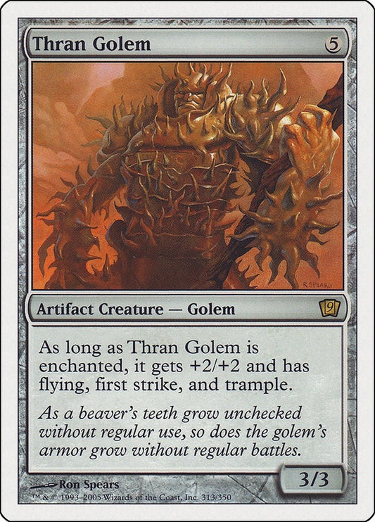 Image for Thran Golem (313) - Magic: The Gathering