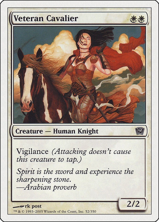 Image for Veteran Cavalier (52) - Magic: The Gathering
