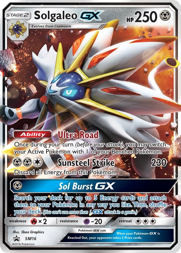 Image for Solgaleo GX - SM16 (SM16) - Pokemon