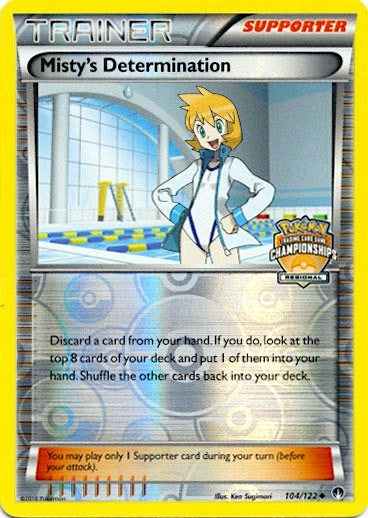 Image for Misty's Determination - 104/122 (Regional Championships) (104/122) - Pokemon