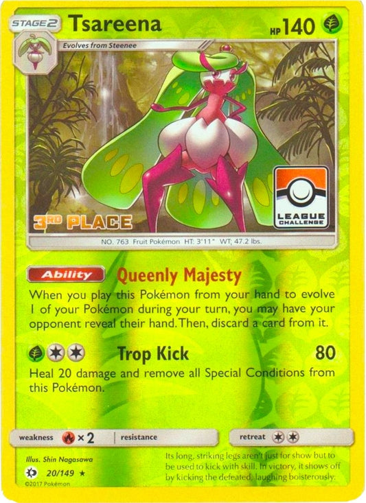 Image for Tsareena - 20/149 (League Challenge) [3rd Place] (020/149) - Pokemon