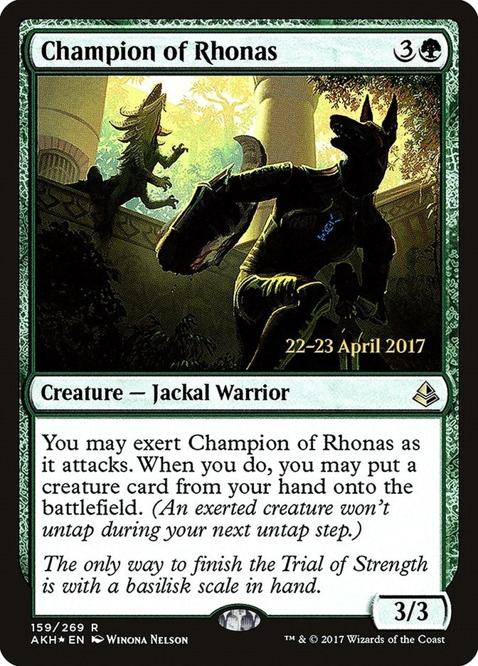 Image for Champion of Rhonas (159) - Magic: The Gathering