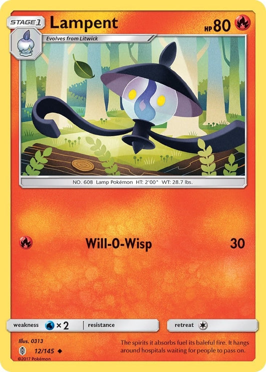 Image for Lampent (12/145) - Pokemon