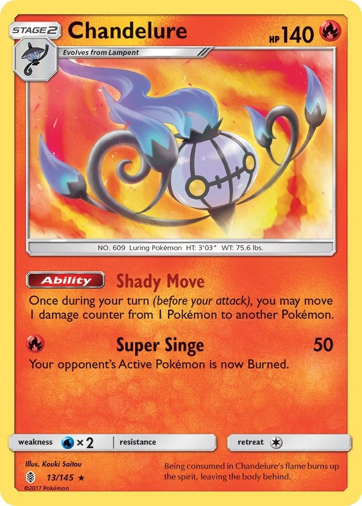 Image for Chandelure (13/145) - Pokemon